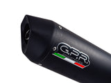 GPR Exhaust System Mv Agusta Brutale 990 R 2010-2011, Furore Nero, Slip-on Exhaust Including Removable DB Killer and Link Pipe