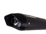 GPR Exhaust System Fantic Motor XMF 125 2021-2023, Furore Evo4 Nero, Slip-on Exhaust Including Removable DB Killer, Link Pipe and catalyst