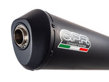 GPR Exhaust System Moto Guzzi Griso 1200 8V 2007-2016, Ghisa , Slip-on Exhaust Including Removable DB Killer and Link Pipe