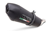 GPR Exhaust System Ducati Hypermotard 796 2010-2012, Gpe Ann. Black titanium, Mid-Full System Exhaust Including Removable DB Killer