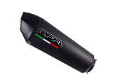 GPR Exhaust System Ducati Hypermotard 1100 - 1100 Evo 2007-2012, Gpe Ann. Black titanium, Dual slip-on Including Removable DB Killers and Link Pipes