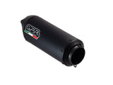 GPR Exhaust System Kawasaki ER6N ER6F 2005-2011, Gpe Ann. Black titanium, Slip-on Exhaust Including Removable DB Killer and Link Pipe