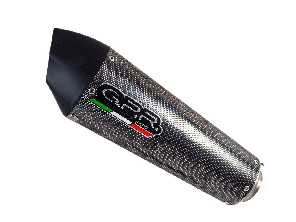 GPR Exhaust System Cf Moto 650 Gt 2022-2024, Gpe Ann. Poppy, Slip-on Exhaust Including Link Pipe and Removable DB Killer