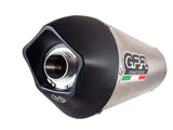 GPR Exhaust for Aprilia Rsv4 1000 - RF - Rr - Racer Pack 2015-2016, Gpe Ann. titanium, Slip-on Exhaust Including Link Pipe