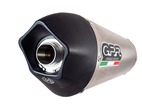 GPR Exhaust System Suzuki SV650 SV650S 1999-2002, Gpe Ann. titanium, Mid-Full System Exhaust Including Removable DB Killer