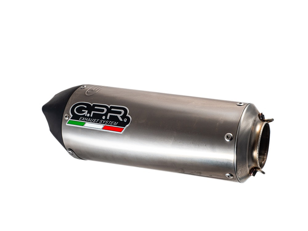 GPR Exhaust System Ktm RC 125 2017-2020, Gpe Ann. titanium, Slip-on Exhaust Including Link Pipe