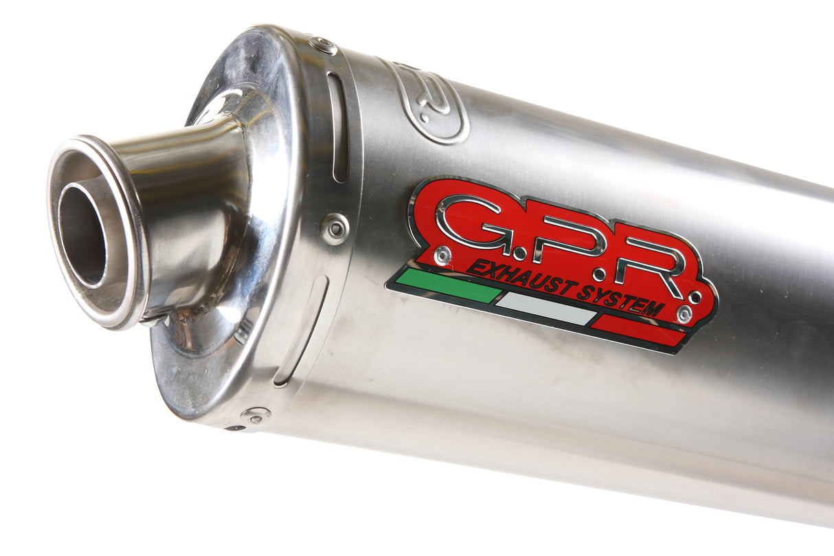 Kawasaki ZX7R ZX750F 2001-2002 Exhaust GPR Bolt-on Inox Tondo