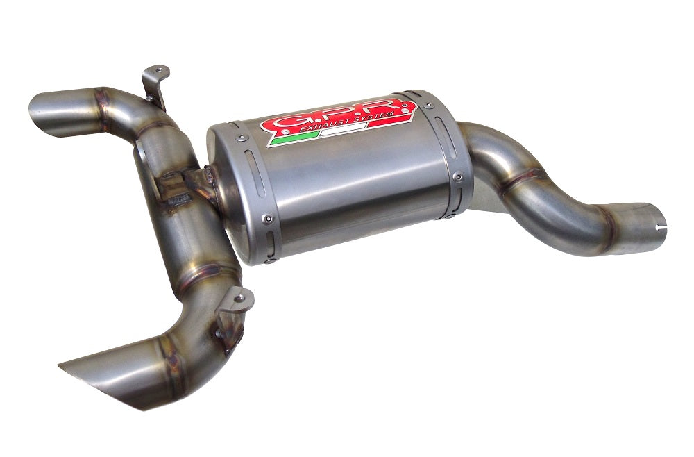 GPR Exhaust System Suzuki GSR600 2006-2011, Alluminio Ghost, Slip-on Exhaust Including Removable DB Killer and Link Pipe