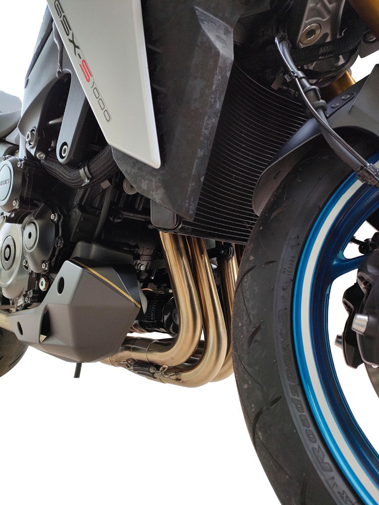 GPR Exhaust System Suzuki GSXS 1000 2015-2016, Gpe Ann. titanium, Full System Exhaust, Including Removable DB Killer