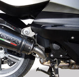 GPR Exhaust for Bmw C650GT 2012-2015, Gpe Ann. Poppy, Slip-on Exhaust Including Removable DB Killer and Link Pipe