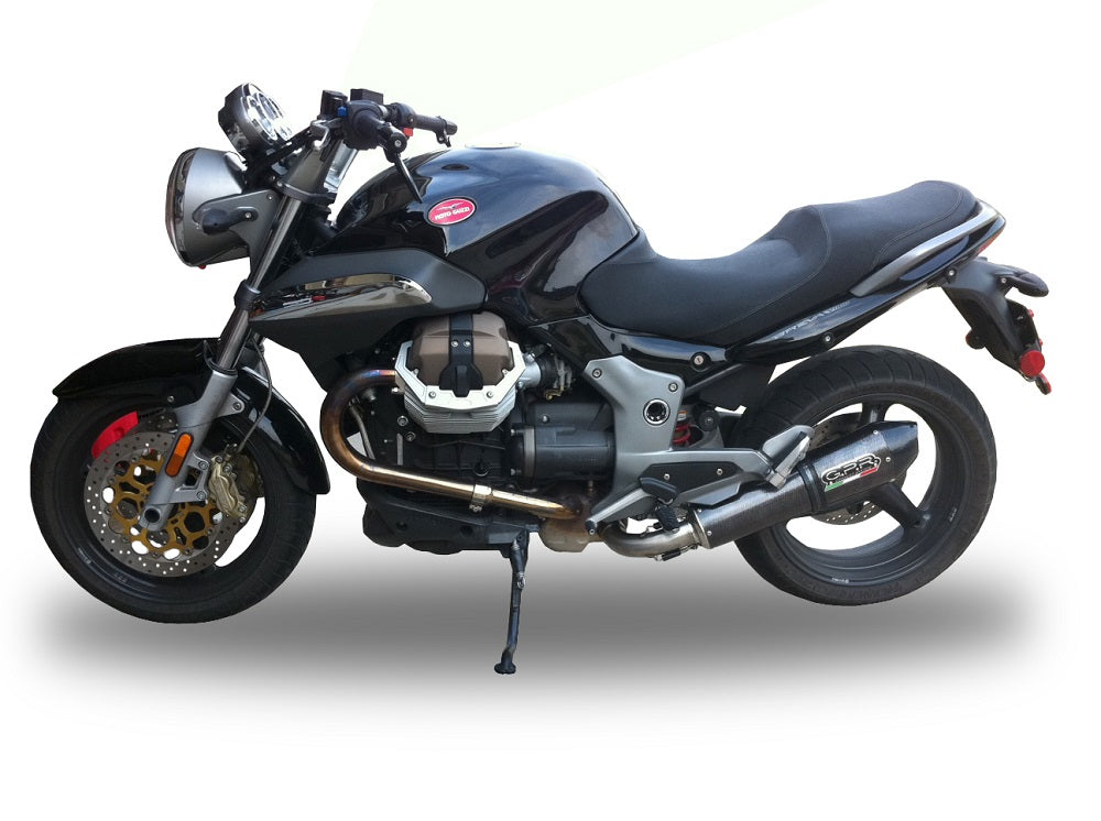 GPR Exhaust System Moto Guzzi Breva 1200 2007-2012, Gpe Ann. Poppy, Slip-on Exhaust Including Removable DB Killer and Link Pipe