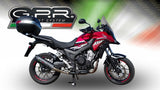 GPR Exhaust System Honda CB500X 2016-2018, Furore Evo4 Poppy, Slip-on Exhaust Including Removable DB Killer and Link Pipe