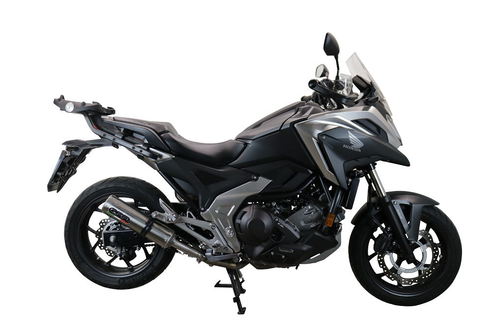 GPR Exhaust System Honda NC700X NC700S DCT 2012-2013, M3 Inox , Slip-on Exhaust Including Removable DB Killer and Link Pipe