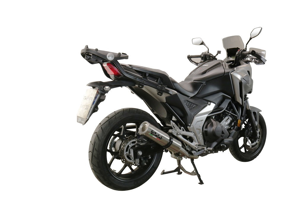 GPR Exhaust System Honda NC700X NC700S DCT 2012-2013, M3 Inox , Slip-on Exhaust Including Removable DB Killer and Link Pipe