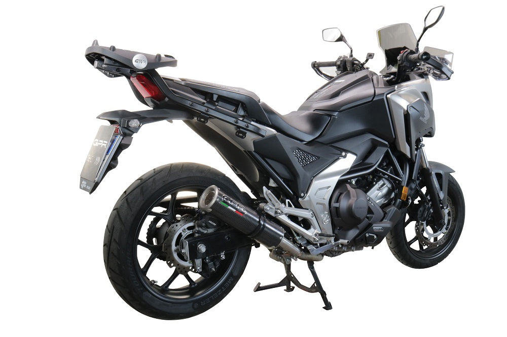 GPR Exhaust System Honda NC700X NC700S DCT 2012-2013, M3 Poppy , Slip-on Exhaust Including Removable DB Killer and Link Pipe