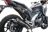 GPR Exhaust System Honda NC750X NC750S DCT 2021-2023, M3 Poppy , Slip-on Exhaust Including Removable DB Killer and Link Pipe