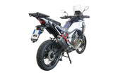 GPR Exhaust System Honda CRF1100L Africa Twin 2021-2023, Dual Poppy, Slip-on Exhaust Including Removable DB Killer and Link Pipe