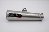 GPR Exhaust System Royal Enfield Meteor 350 2021-2023, Hurricane, Slip-on Exhaust Including Link Pipe