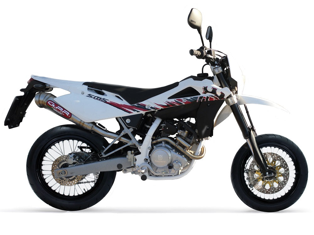 GPR Exhaust System Husqvarna TE 125 4T 2010-2013, Powercone Evo, Full System Exhaust, Including Removable DB Killer