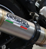 GPR Exhaust System Husqvarna Svartpilen 401 2021-2023, Deeptone Inox, Slip-on Exhaust Including Removable DB Killer and Link Pipe