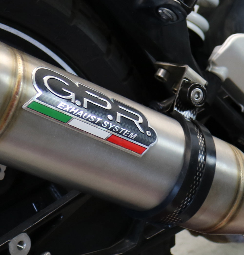 GPR Exhaust System Husqvarna Vitpilen 401 2020-2020, Deeptone Inox, Slip-on Exhaust Including Removable DB Killer and Link Pipe