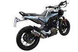 GPR Exhaust System Husqvarna Svartpilen 401 2021-2023, M3 Inox , Slip-on Exhaust Including Removable DB Killer and Link Pipe