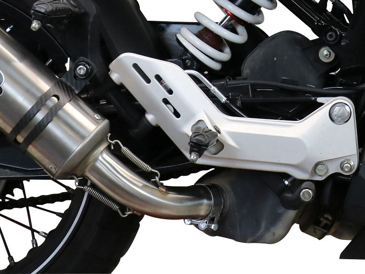 GPR Exhaust System Husqvarna Svartpilen 401 2020-2020, Deeptone Inox, Slip-on Exhaust Including Removable DB Killer and Link Pipe