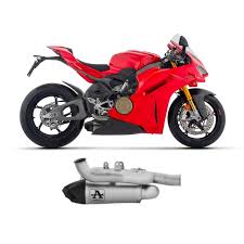 IN STOCK 71163PK Ducati Panigale V4 2025-2026  Arrow Exhaust slip on Racing Double Titanium Works Silencers for