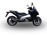 GPR Exhaust System Honda Integra 700 2012-2013, Gpe Ann. Poppy, Slip-on Exhaust Including Removable DB Killer and Link Pipe