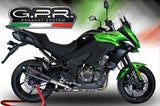 GPR Exhaust System Kawasaki Versys 1000 I.E. 2015-2016, Gpe Ann. Poppy, Slip-on Exhaust Including Removable DB Killer and Link Pipe