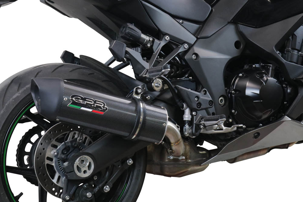 GPR Exhaust System Kawasaki Ninja 1000 Sx 2021-2023, Furore Evo4 Poppy, Slip-on Exhaust Including Removable DB Killer and Link Pipe