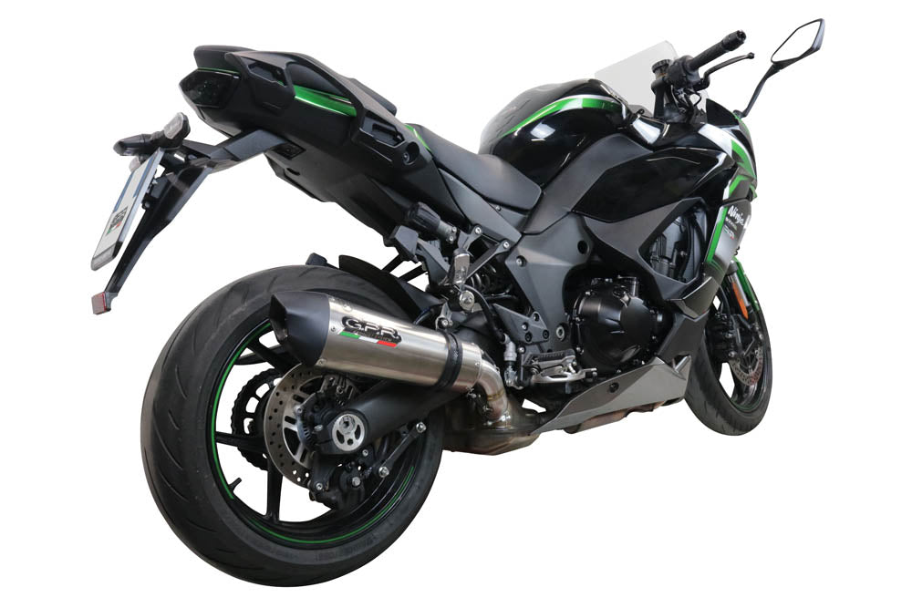 GPR Exhaust System Kawasaki Ninja 1000 Sx 2021-2023, Gpe Ann. titanium, Slip-on Exhaust Including Link Pipe