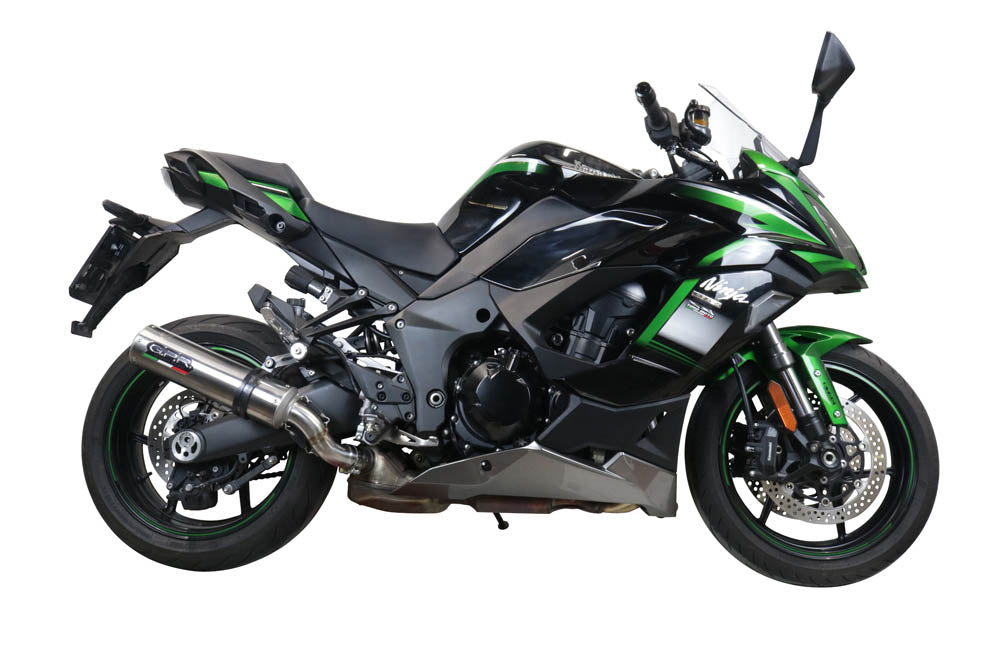 GPR Exhaust System Kawasaki Ninja 1000 Sx 2021-2023, M3 Inox , Slip-on Exhaust Including Removable DB Killer and Link Pipe