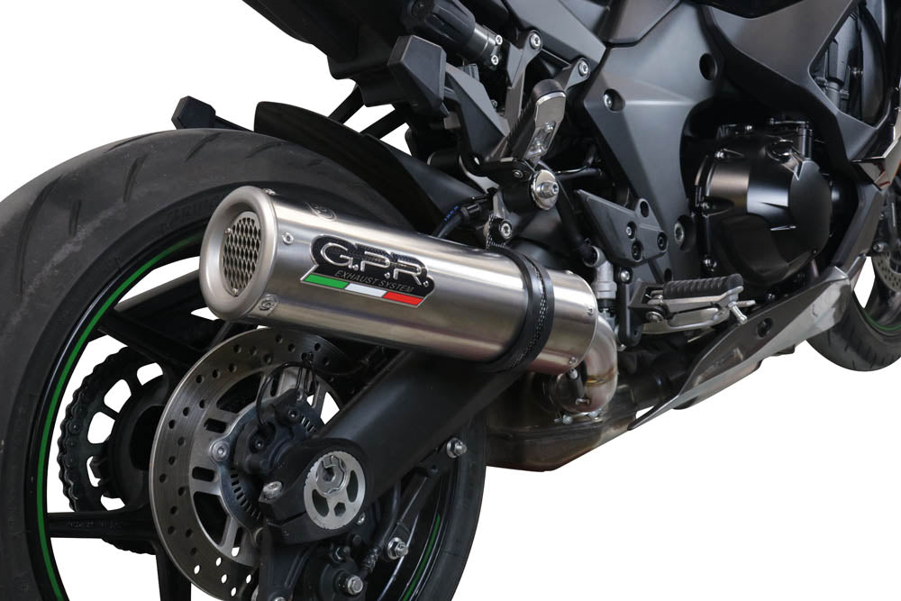 GPR Exhaust System Kawasaki Ninja 1000 Sx 2021-2023, M3 Inox , Slip-on Exhaust Including Removable DB Killer and Link Pipe