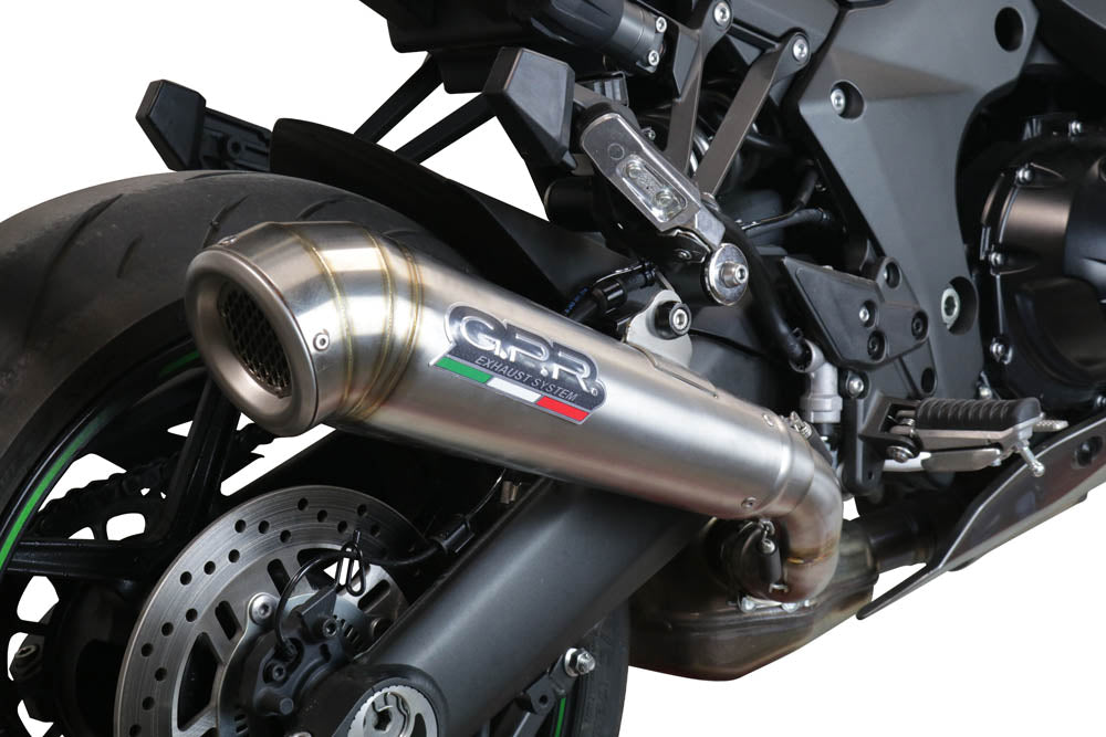 GPR Exhaust System Kawasaki Ninja 1000 Sx 2021-2023, Powercone Evo, Slip-on Exhaust Including Removable DB Killer and Link Pipe