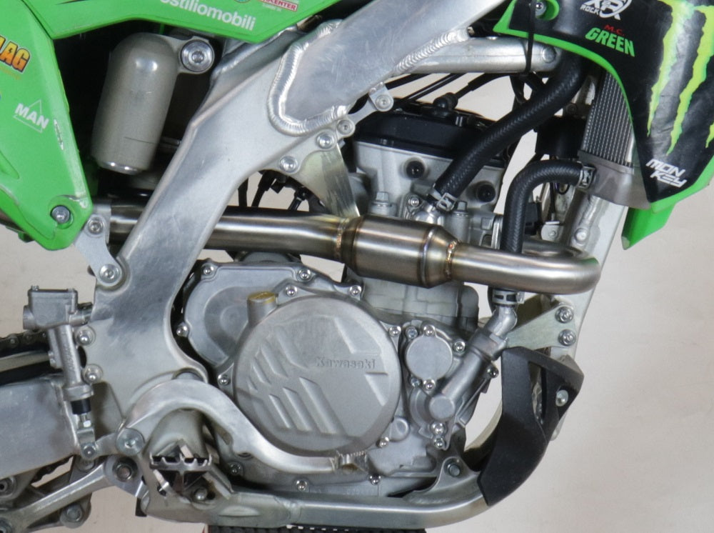 GPR Exhaust System Kawasaki KX250F 2017-2020, Pentacross FULL Titanium, Full System Exhaust, Including Removable DB Killer/spark arrestor