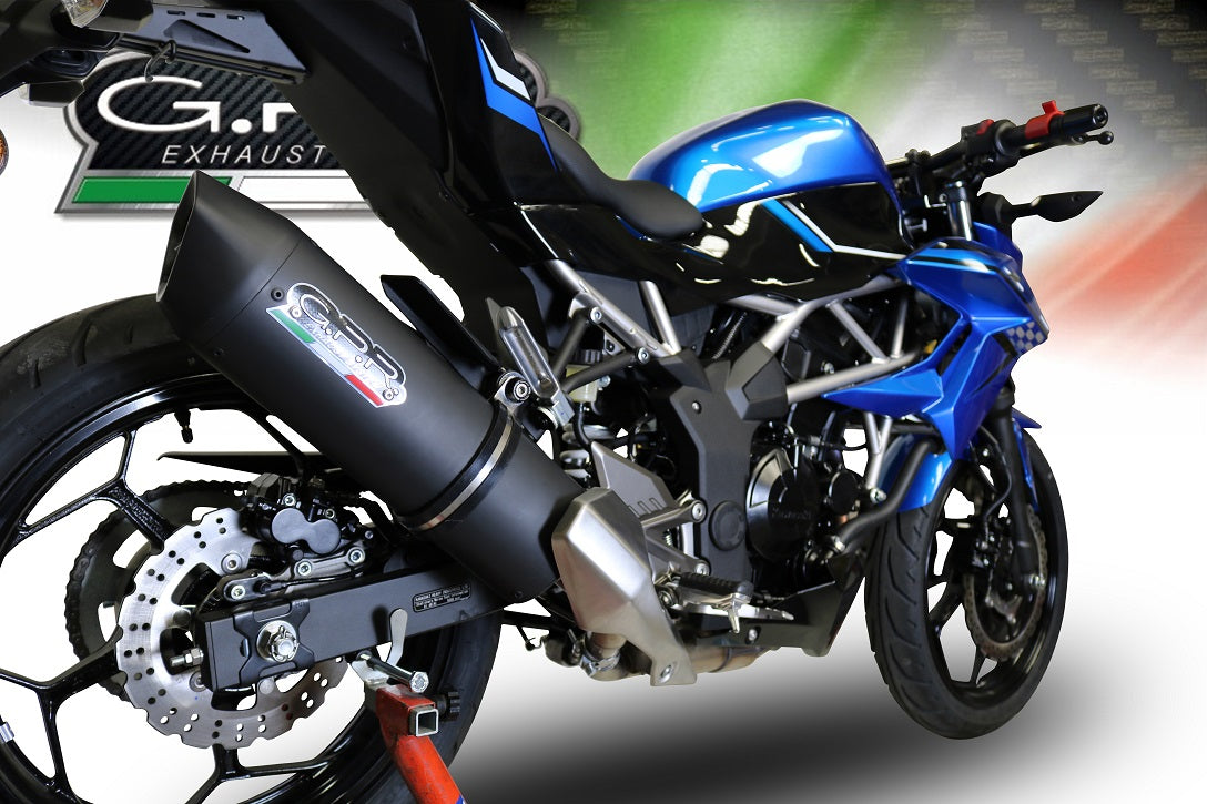 Kawasaki Ninja 125 2021-2023 Exhaust GPR Slip-on Furore Evo4 Nero