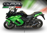 GPR Exhaust System Kawasaki Z1000 SX 2011-2016, Furore Nero, Dual slip-on Including Removable DB Killers and Link Pipes