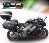 GPR Exhaust System Kawasaki Z1000 2010-2013, Gpe Ann. Poppy, Dual slip-on Including Removable DB Killers and Link Pipes