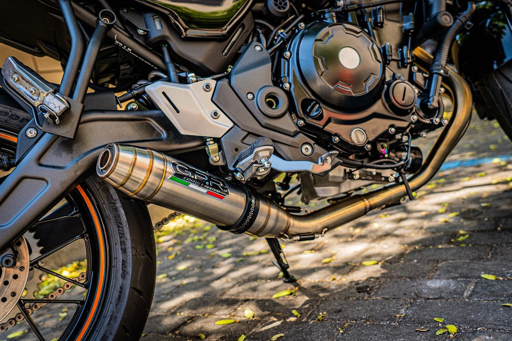 GPR Exhaust System Kawasaki Z650RS 2021-2023, Deeptone Inox, Full System Exhaust, Including Removable DB Killer