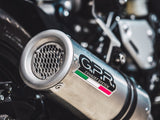 GPR Exhaust System Kawasaki Z900 - ZR900B Full Power 2017-2019, M3 Titanium Natural, Slip-on Exhaust Including Removable DB Killer and Link Pipe