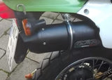 GPR Exhaust System Kawasaki Klr 650 1988-2005, Furore Nero, Slip-on Exhaust Including Removable DB Killer and Link Pipe