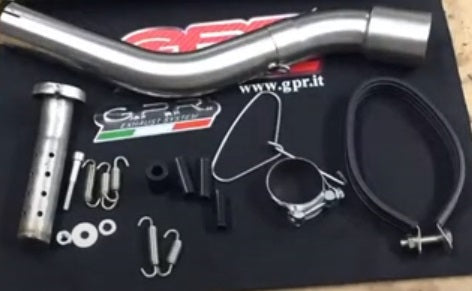 Kawasaki KLR600 1985-2004 Exhaust GPR Slip-on Satinox