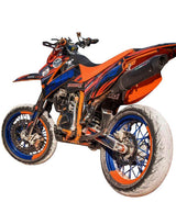 GPR Exhaust System Ktm Lc4 640 Enduro - Adventure - Supermoto 2003-2006, Furore Nero, Slip-on Exhaust Including Removable DB Killer and Link Pipe