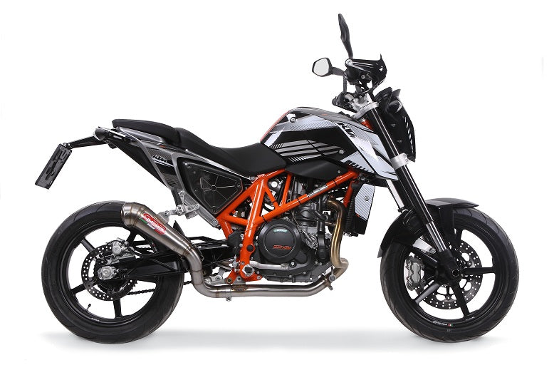 GPR Exhaust System Ktm Duke 690 2017-2020, Powercone Evo, Slip-on Exhaust Including Removable DB Killer and Link Pipe