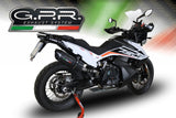 GPR Exhaust System Ktm Adventure 790 2018-2020, Furore Nero, Slip-on Exhaust Including Link Pipe