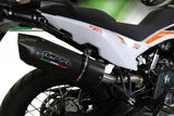 GPR Exhaust System Ktm Adventure 790 2018-2020, Furore Nero, Slip-on Exhaust Including Link Pipe