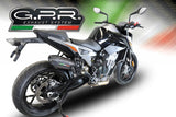 GPR Exhaust System Ktm Duke 790 2021-2023, GP Evo4 Poppy, Slip-on Exhaust Including Removable DB Killer and Link Pipe