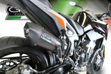 GPR Exhaust System Ktm Duke 790 2021-2023, GP Evo4 Poppy, Slip-on Exhaust Including Removable DB Killer and Link Pipe