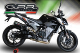 GPR Exhaust System Ktm Duke 790 2021-2023, M3 Black Titanium, Slip-on Exhaust Including Removable DB Killer and Link Pipe